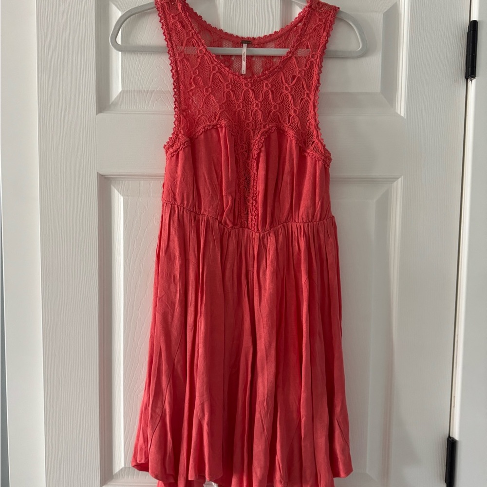 Coral dress